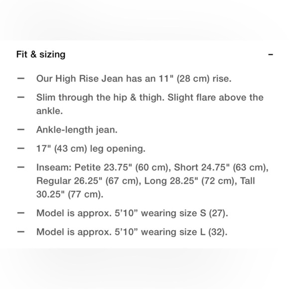 NWT GAP High Rise Kick Fit, Grey Wash - 28/6p - Picture 9 of 9